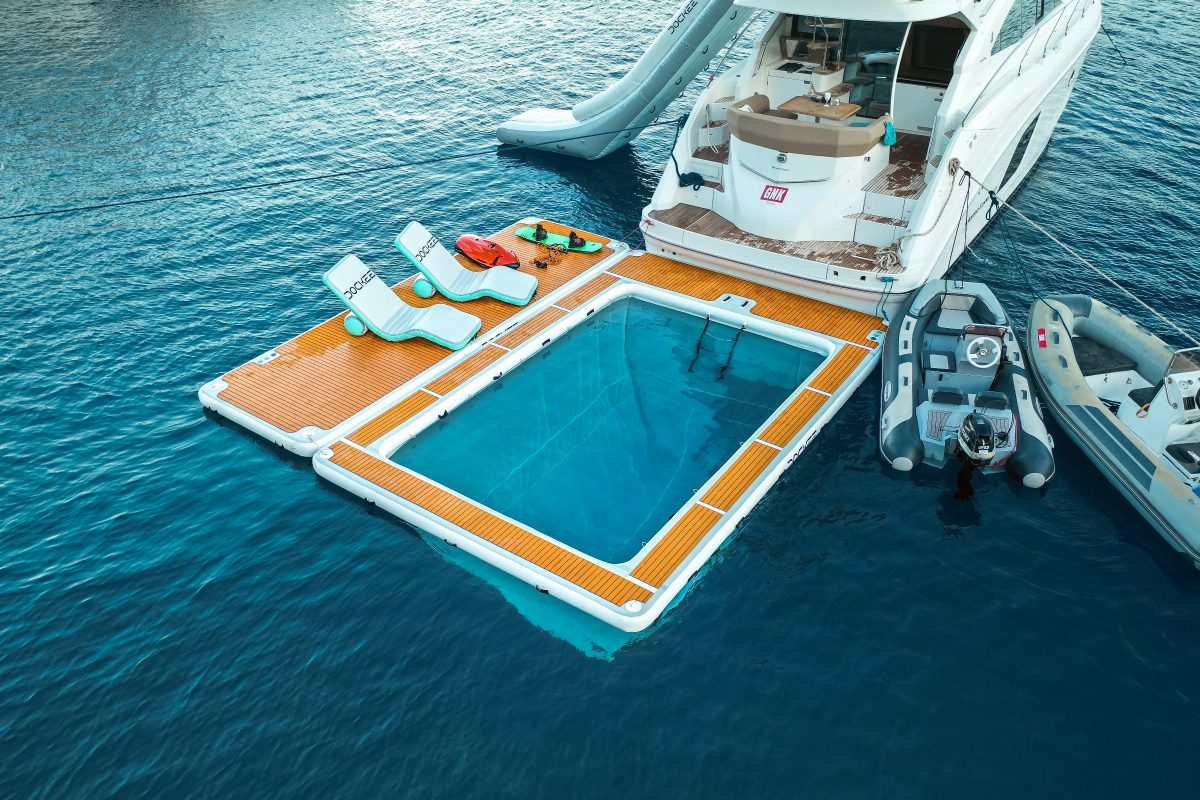 Aqua Yachtslides 460-540 cm, Dockee yat kaydırağı