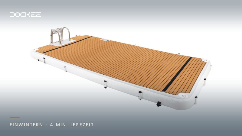 Aufblasbare Badeplattform überwintern: Die Checkliste
