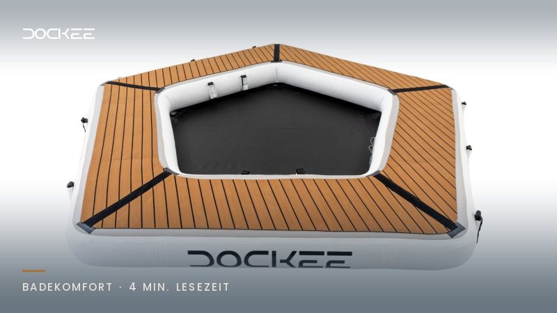 Schwimmende Hängematte an Bord: Ein ruhiger Ort auf dem Wasser