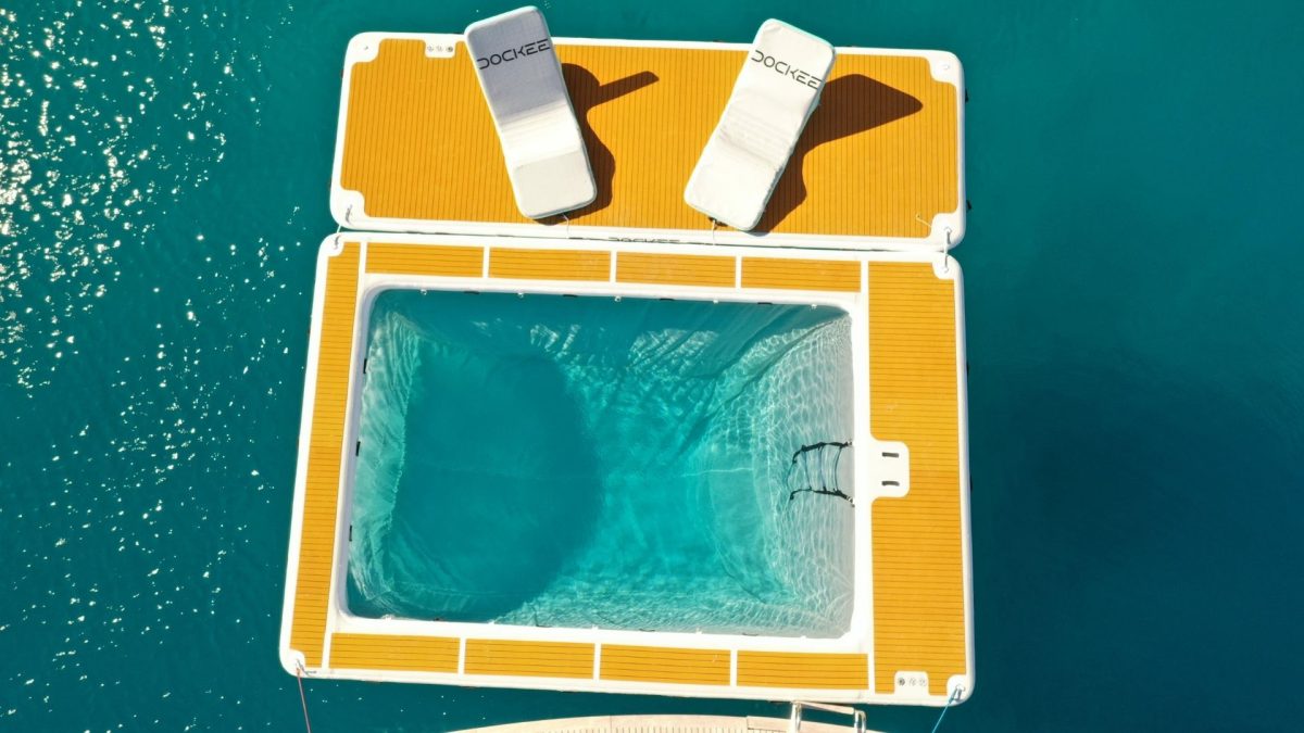 Deluxe Water Pool 4.10 m, Yacht-Pool von Dockee
