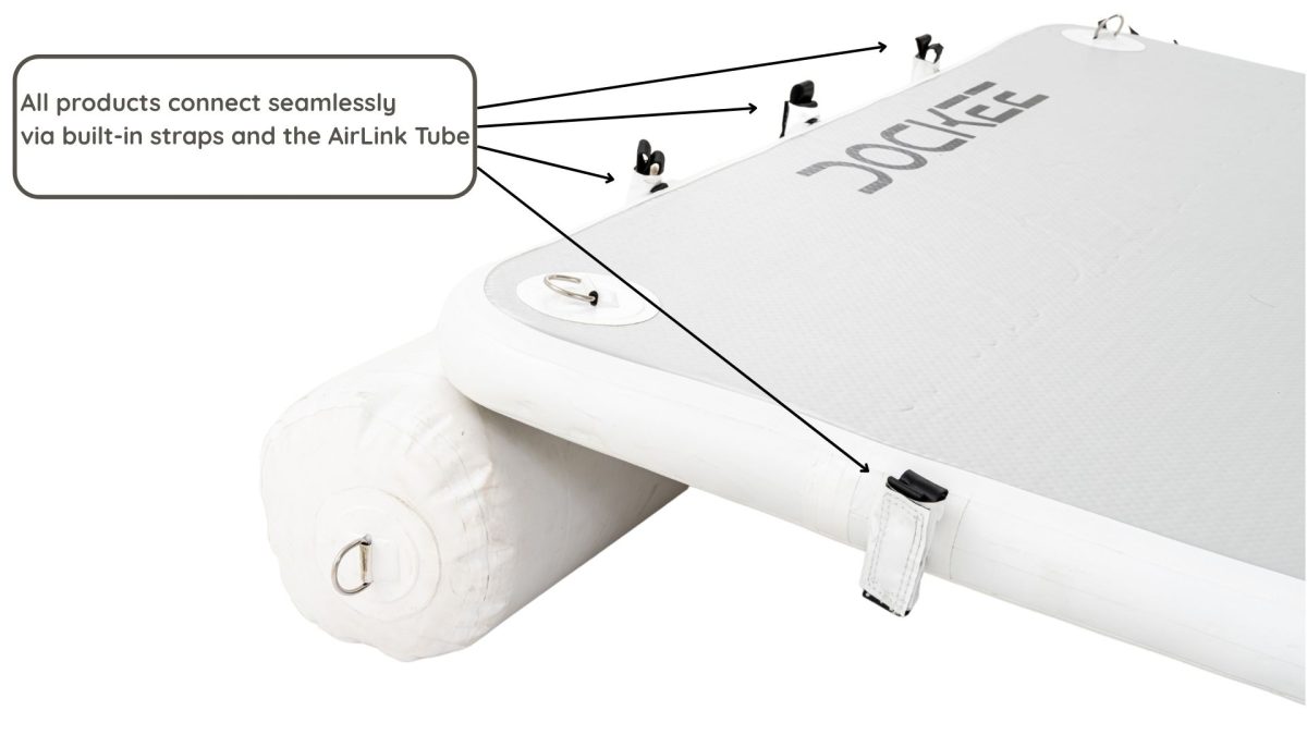 Airlink Tube, inflatable connector by Dockee