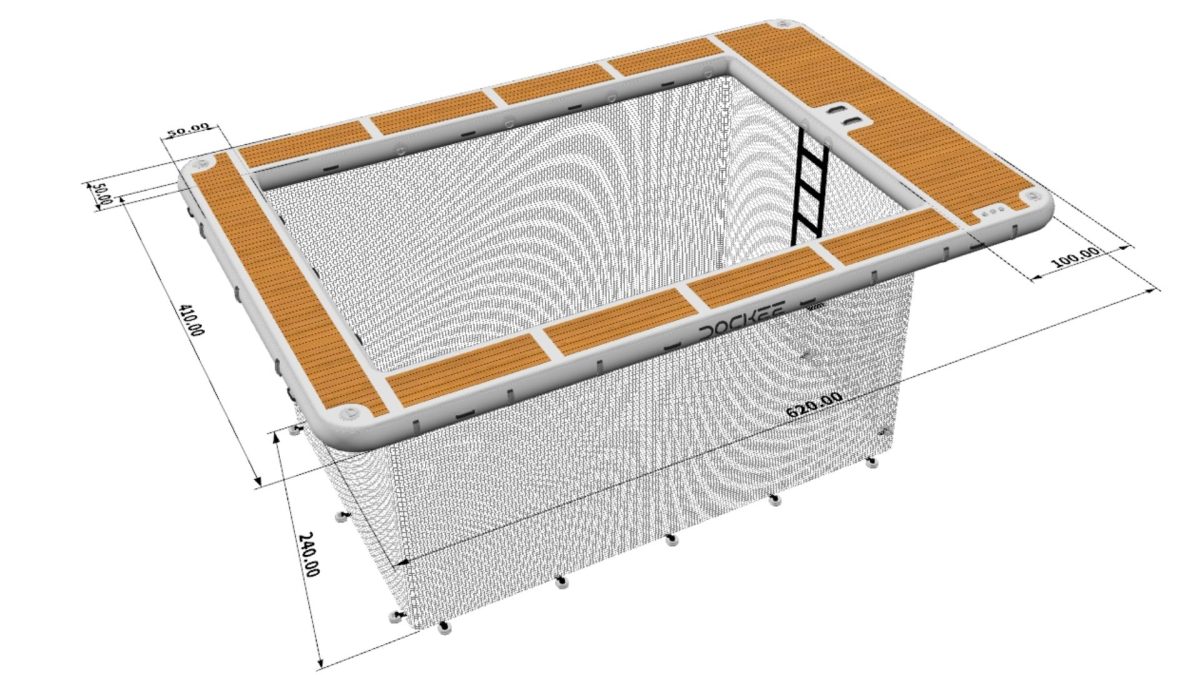 Deluxe Water Pool 6.20 m by Dockee