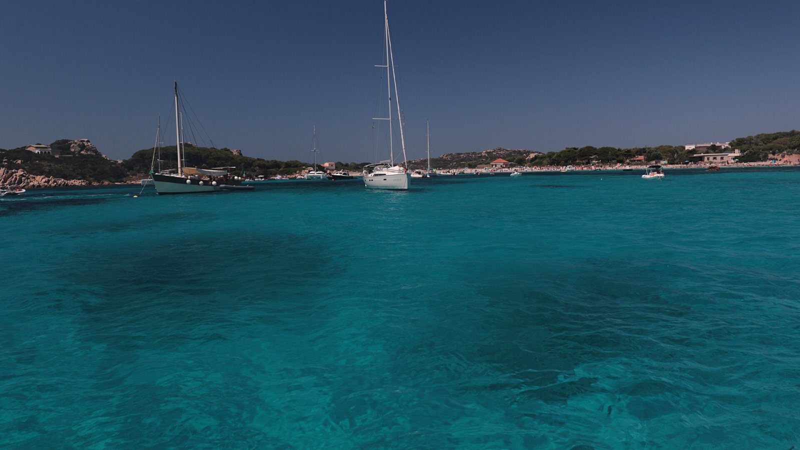 Late October: A La Maddalena Yacht Anchorage in Autumn