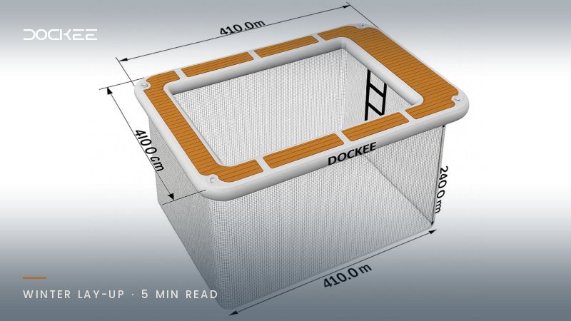 Storing an Inflatable Yacht Pool for Winter Lay-Up