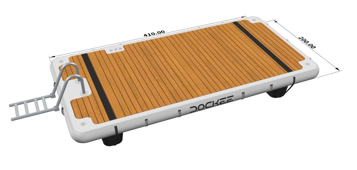 Premium Teak Platform 4.10 m by Dockee