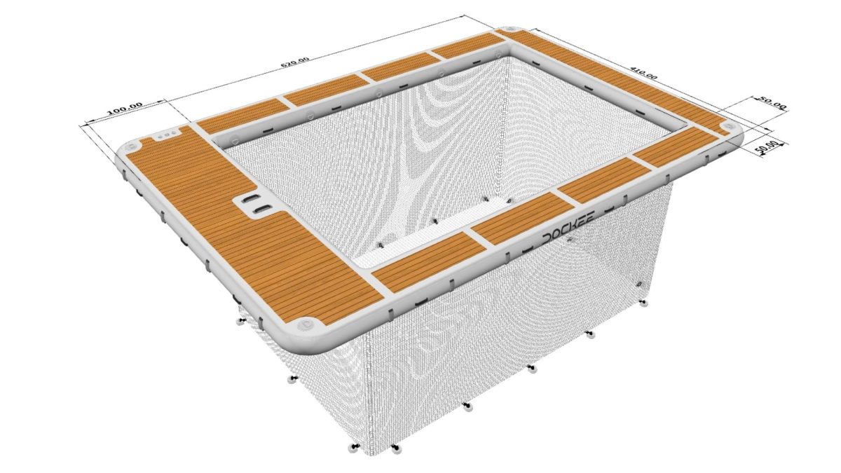 Deluxe Water Pool 6.20 m by Dockee