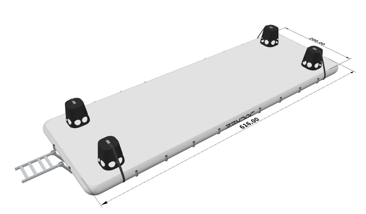 Premium Teak Platform 6.16 m by Dockee