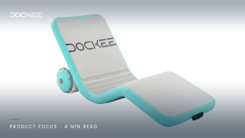 A Floating Sun Lounger Light Enough to Carry to the Water