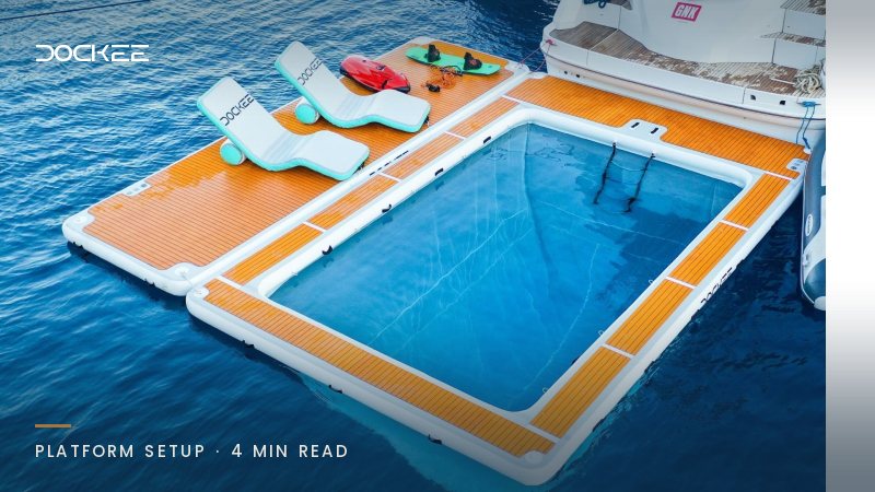 A Guide to Connecting Inflatable Platforms at Anchor