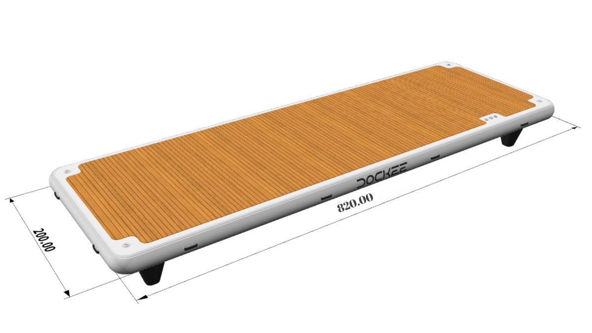 Premium Teak Platform 8.20 m by Dockee
