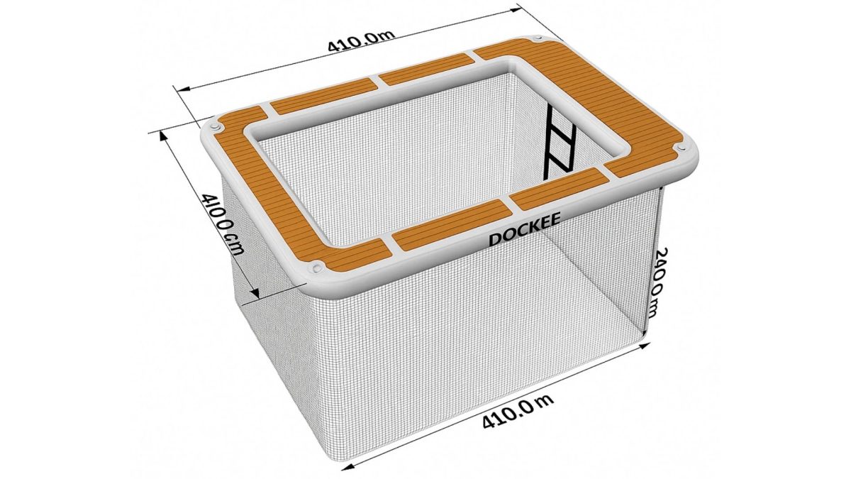 Deluxe Water Pool 4.10 m by Dockee